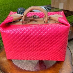 Consuela Vibrant Pink Scream discontinued jetsetter Travel Bag